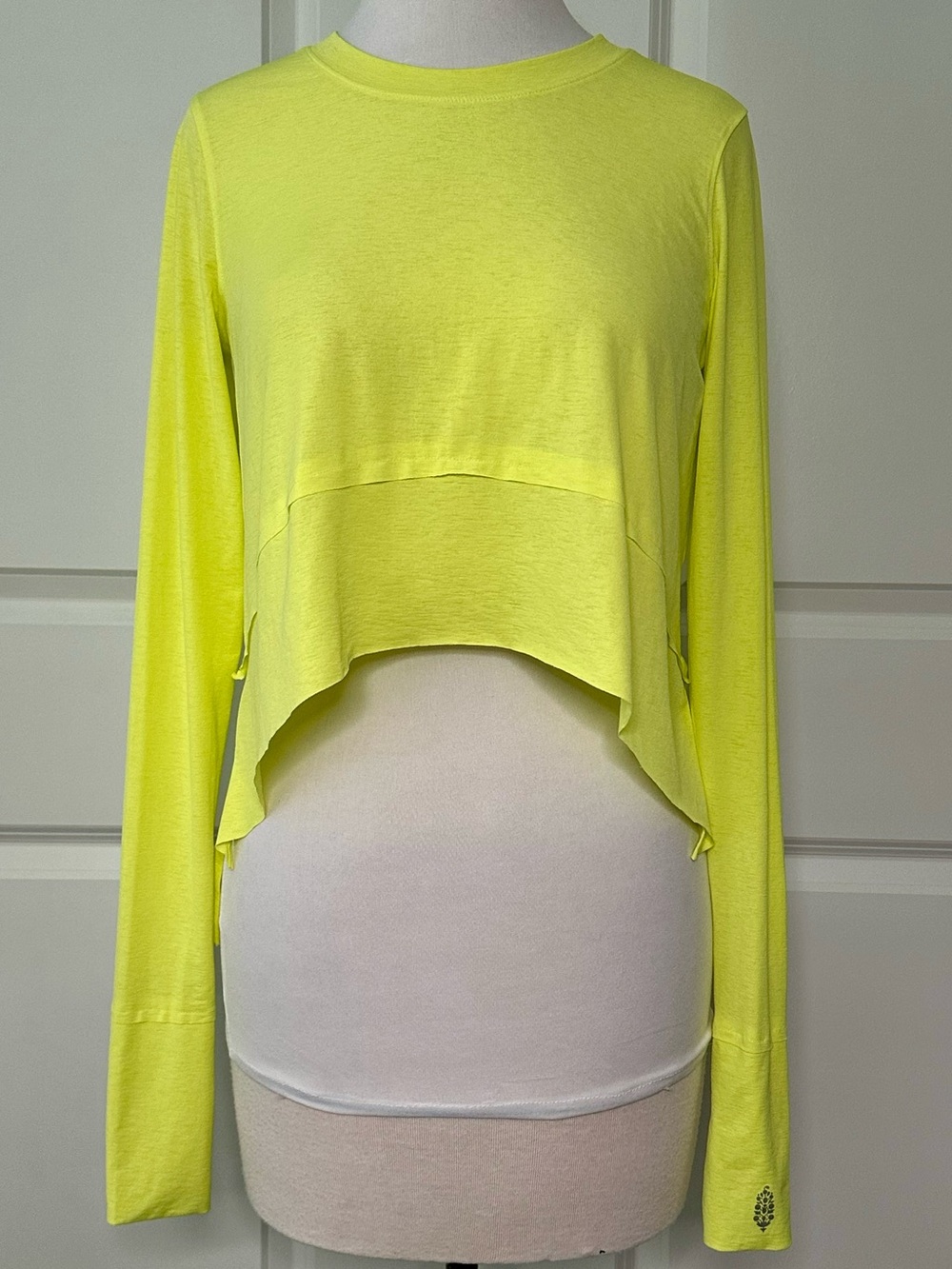 Free People Movement Tempo Long-Sleeve Thumbholes Tee Shirt Size XS